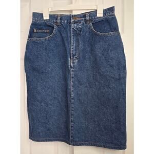 Jordache Concepts Women's Vintage Denim Pencil Skirt- Size 14
